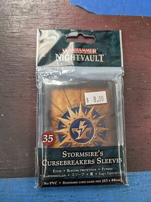 Warhammer Underworlds Nightvault Card Sleeves - Stormsire's Cursebreakers 35 Sleeves