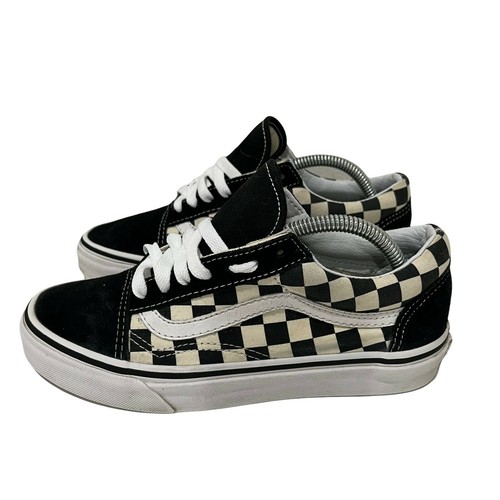 vans checkerboard tie up
