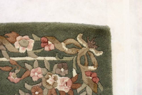 3'6"" x 5'5"" ft. Colorida alfombra oriental tinte vegetal mechonada a mano - Imagen 6 de 7