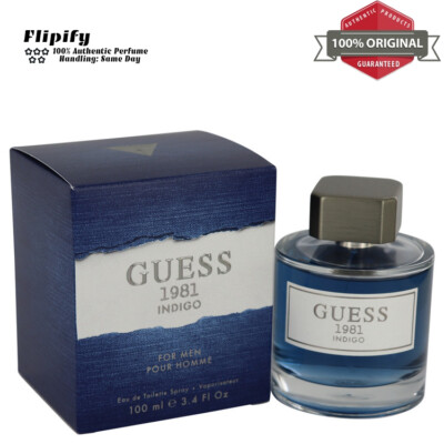 Guess 1981 Indigo Cologne 3.4 oz EDT Spray for Men by Guess