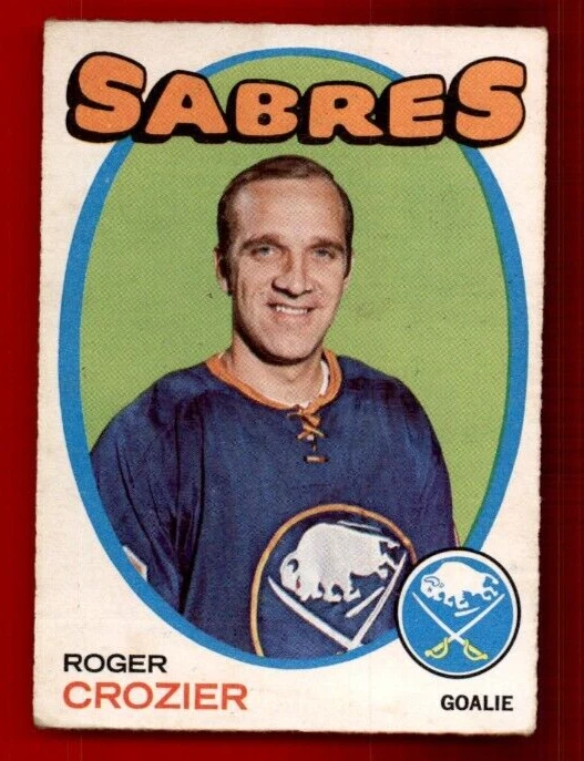 1971-72 O-Pee-Chee #36 Roger Crozier VG BACK ISSUE