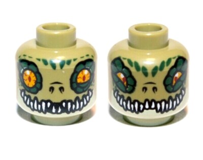 LEGO HEADS! Monster Alien Pumpkin Skeleton Fish Star Wars LOTR