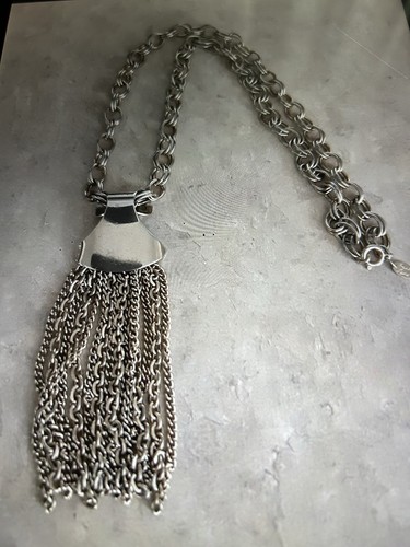 Parkland Gold Tone Chain Tassel Necklace