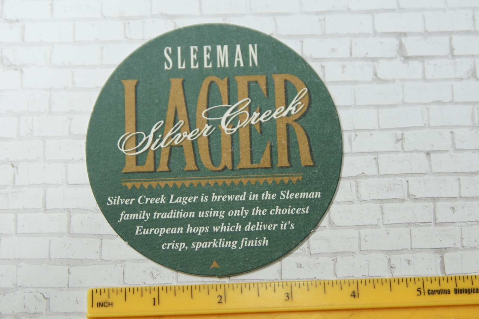 Beer Coaster Sleeman Brewing & Malting Co Guelph, Ontario, CA