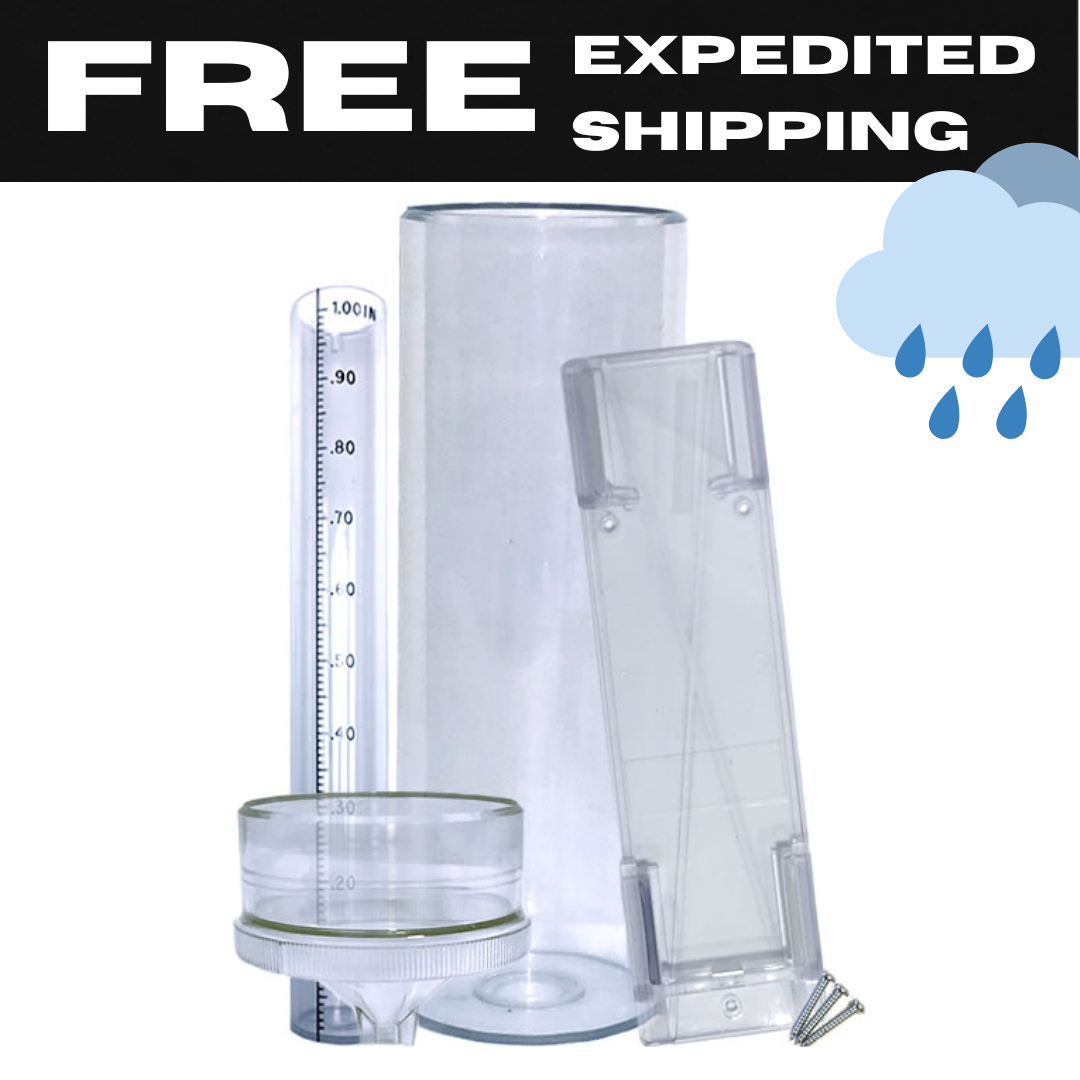 Official Stratus Precision Rain Gauge with Mounting Bracket (14" All