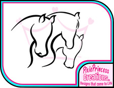 Horse Riding Equestrian Horses K Vinyl Sticker Car Van Wall Poster Trailer Decal