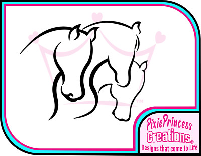 Reiten Reiten Pferde K Vinyl Aufkleber Auto Van Wandposter Anhänger Decal
