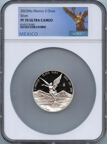 2023Mo Mexico 2 Onza NGC PF 70 Ultra Cameo