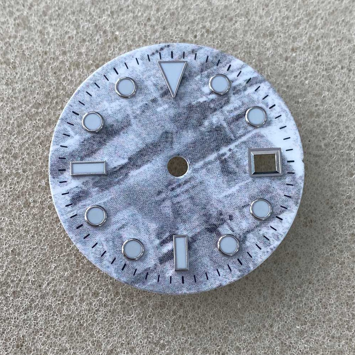 31.5mm Vita Urtavla Svarta Märken Passar Eta 2836 ... - Grandado