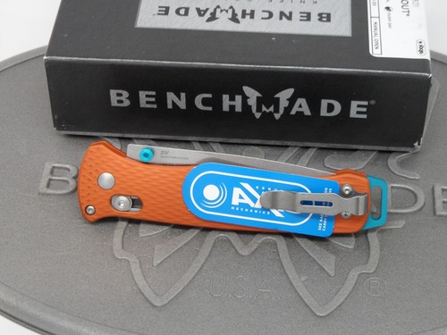 Benchmade 537-2301 Bailout CPM-3V Orange Aluminum Axis Shot Show Folding Knife - Picture 5 of 8