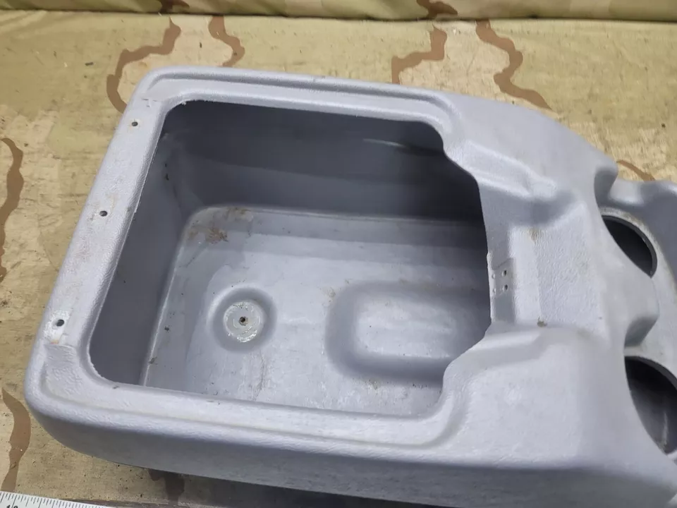 1994 1995 1996 Ford F-150 F-250 F-350 Opal GREY Center Console OEM Bronco  - Image 4 of 4