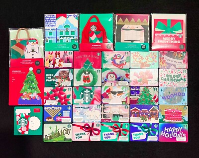 2024 STARBUCKS HOLIDAY CHRISTMAS Gift Cards PICK One or More!