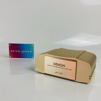 Denon AU-103 MC Step Up Transformer tested working used From JAPAN