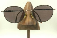 Vintage Laura Ashley Cornelia Nutmeg Bronze Metal Oval Sunglasses FRAMES ONLY