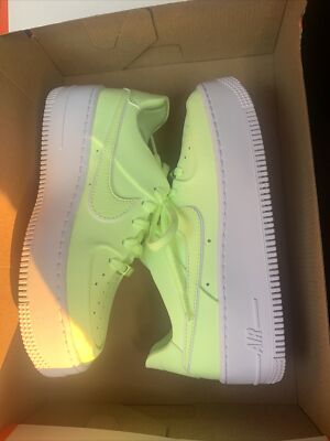 womens nike af1 sage low size 6 (CJ1642 700) no box B grade