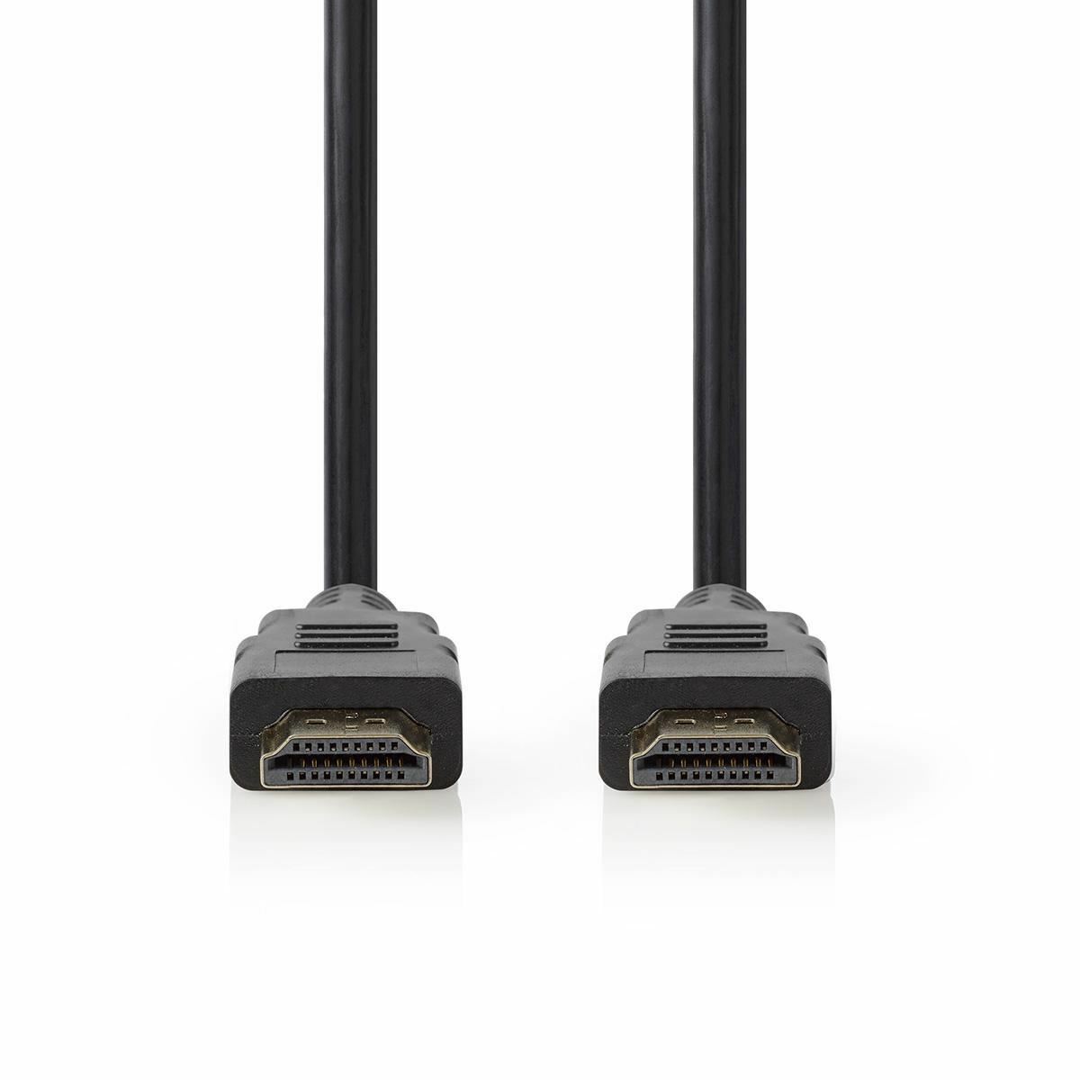 Nedis 1.5m High Speed HDMI Cable for TV LED OLED LCD PLASMA Black