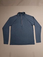 Lululemon Sweater Mens Large L Navy Blue Live In Practice Sweatshirt Performance
