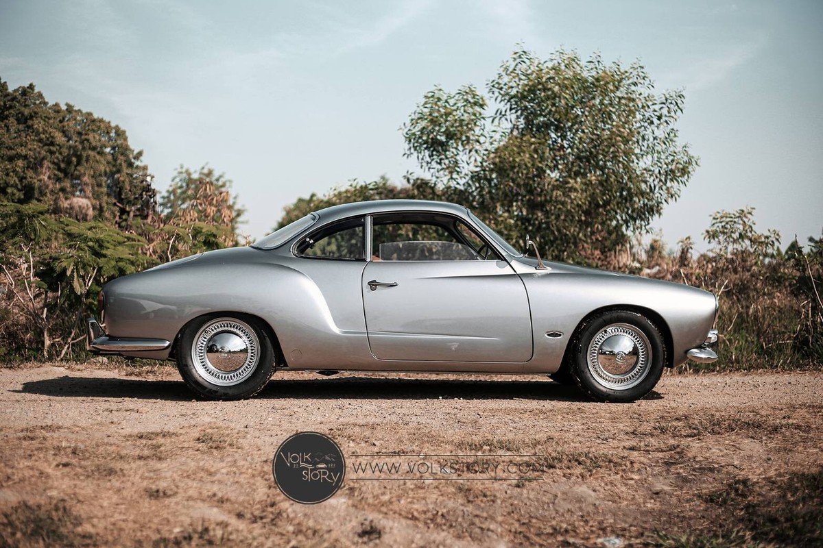VW BEETLE KARMANN GHIA TYPE 3 ALLUMINIUM BEAUTY RING WHEEL TRIM 5