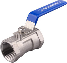Stainless Steel Ball Valve 1PC Type 1 Inch NPT Standard Port for Water