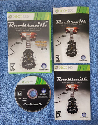 Rocksmith Authentic Guitar Games Xbox 360   Complete (CIB)   Tested & Working