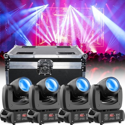 RGBW 150W LED Beam Moving Head 18 Prism 8 Gobo Stage Light DMX DJ Spot Party