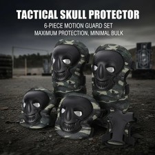 6PCS Skateboard Knee Elbow Pads Wrist Guards Protective Gear Set Youth Adult