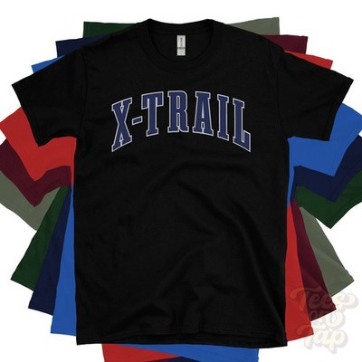X-TRAIL T-SHIRT VARSITY LOGO College Style Fahrzeug Autofahrer