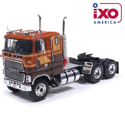 1976 FORD COE 9000 BROWN & TAN 1:64 SCALE BY IXO AMERICA U64TR009