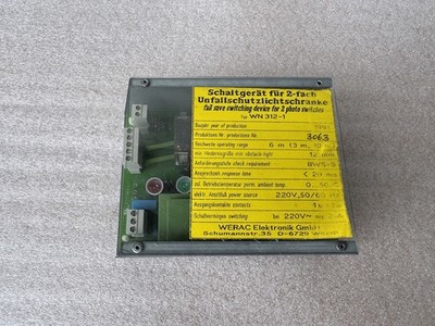 Kardex Shuttle / WERAC WN 312-1 Schaltgerät für 2-fach Unfallschutzlichtschranen