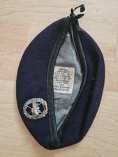 Bundeswehr Barett Gr 58 Offiziersanwärter marineblau Panzeraufklärer gebraucht