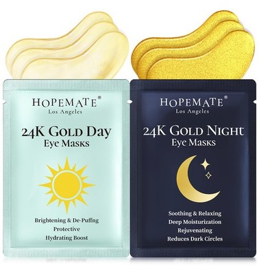 Under Eye Patches for Puffy Eyes,Dark Circles,Wrinkles & Eye Bags-Day & Night...
