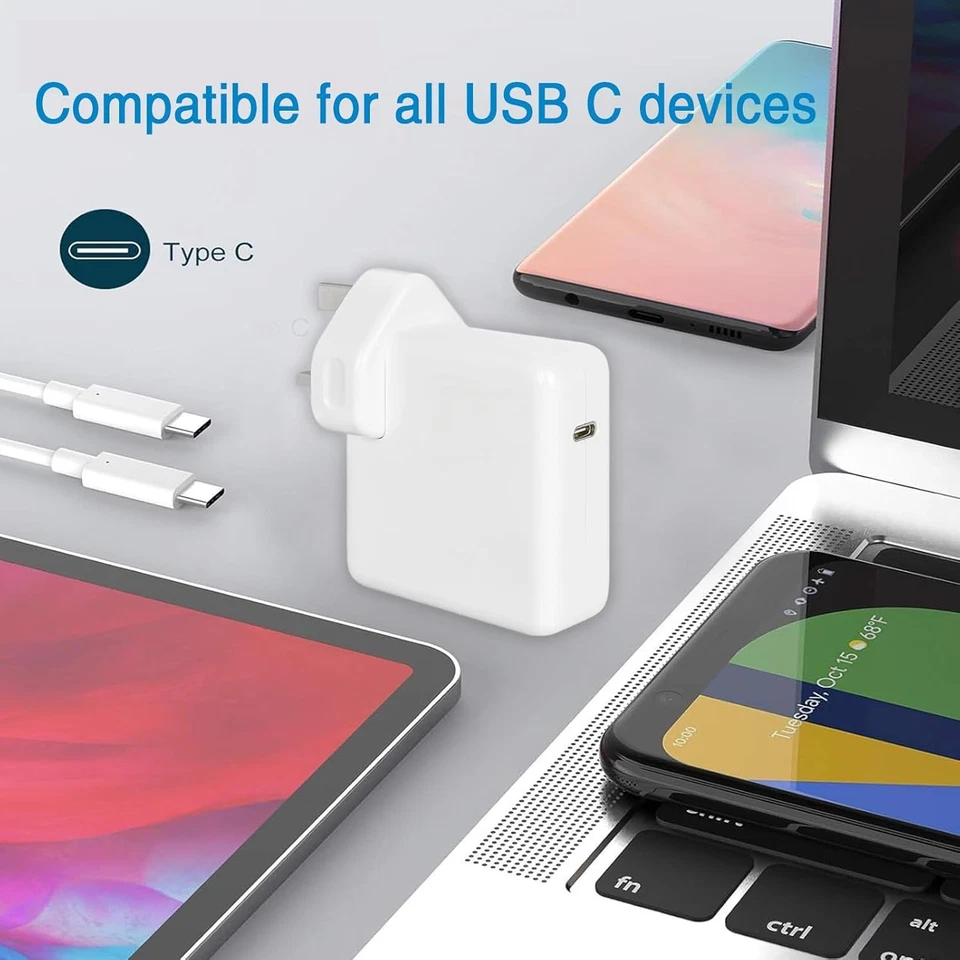 LOT charger 61W USB C Type C for Apple MacBook Air 13" A1708 (M1, 2020-2016) - Image 4 of 4