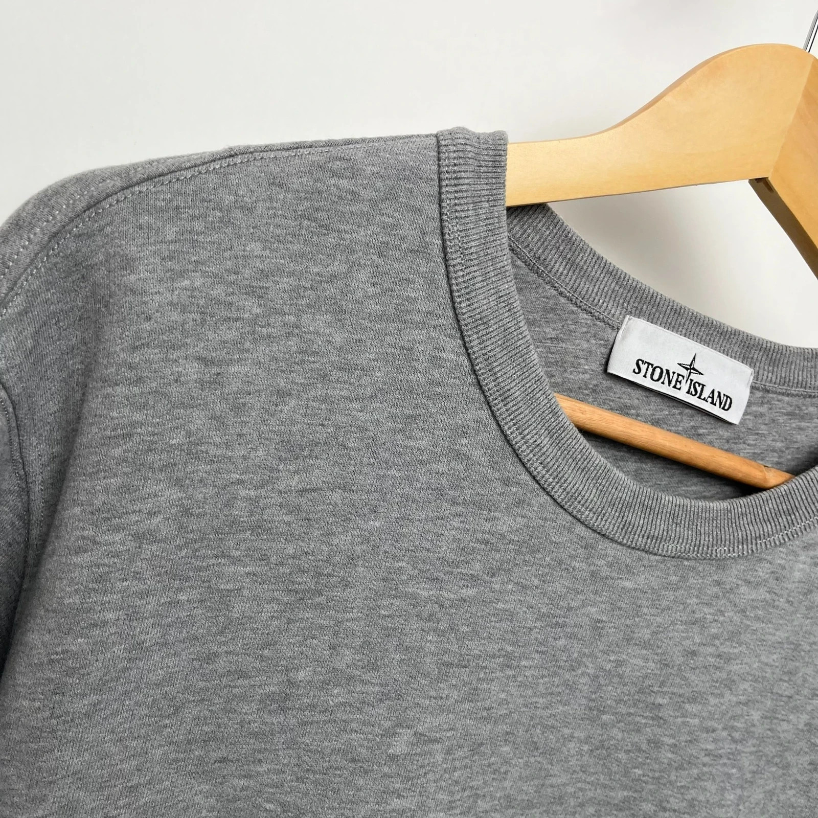 Stone Island Grey Crewneck Jumper image 2