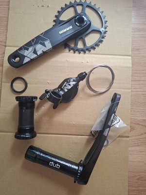 Sram NX EAGLE - DUB BOOST Kurbelgarnitur 12spd 170mm / 32T + Innenlager + Schalthebel.
