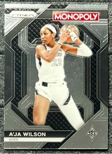 A'ja Wilson Panini Prizm WNBA Monopoly Las Vegas Aces #WNBA3