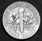 1954  D Roosevelt Dime  90% Silver US coin
