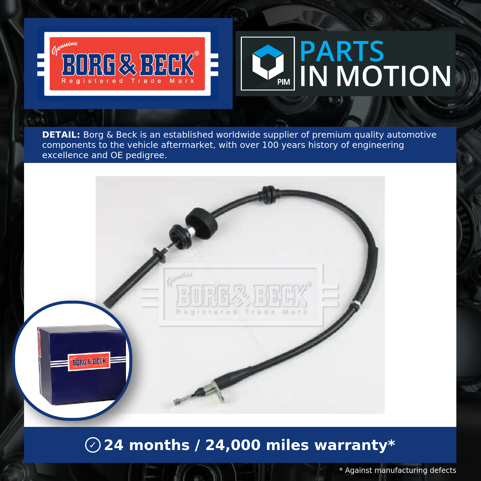 Handbrake Cable fits RANGE ROVER Mk3 L322 4.4D Rear Right 10 to 12 Hand Brake