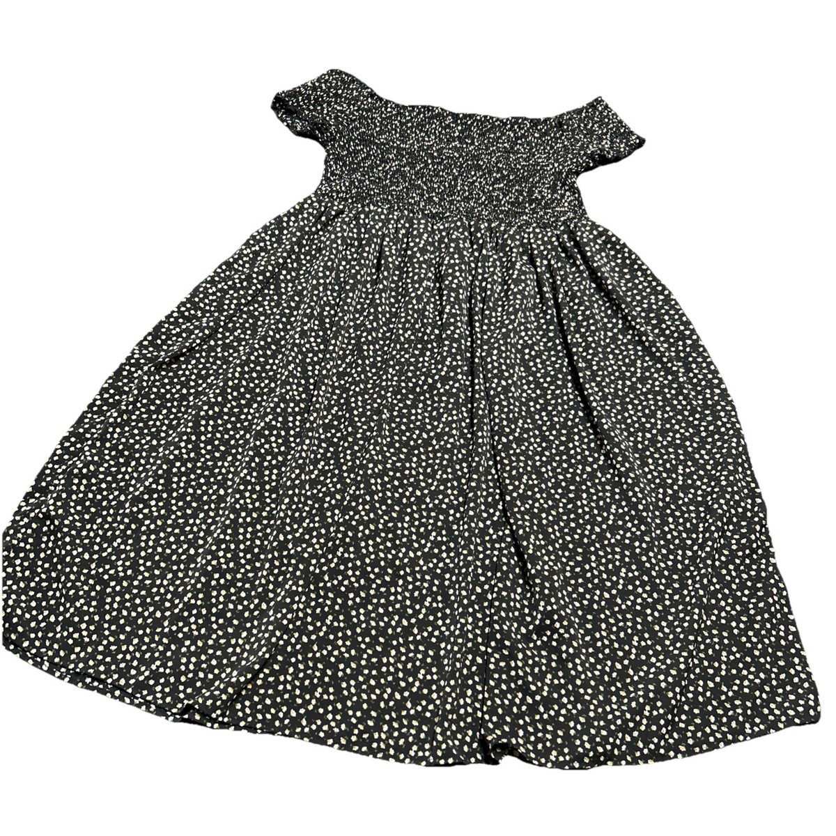 black and white floral fit and flare dress Floral Fit & Flare Dress