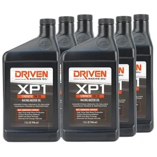 Driven Racing Oil 00006, XP1 Racing Oil, Synthetic 5W-20, 6 Quarts