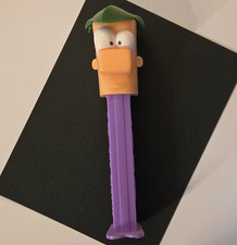 PEZ Cartoon Character Candy Dispenser Purple Stem Green Hat Head
