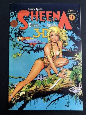 Sheena Queen of the Jungle #1 3-D Special (Blackthorne 1985) Dave Stevens Cover