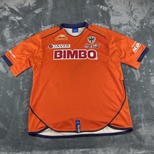 Vintage Rayados De Monterrey Atletica 2003 Jersey Soccer Futbol Orange Men’s L