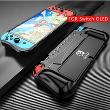 Hybrid Case for Nintendo Switch Rugged Rubberized Snap on Hard Cover TPU
