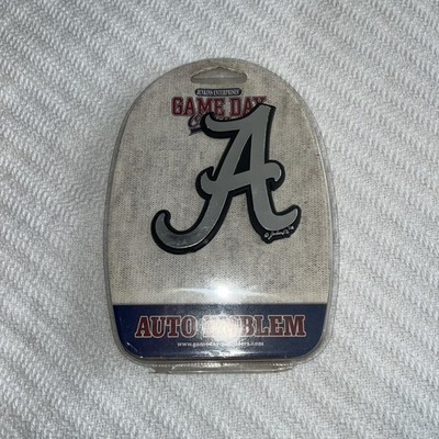 ALABAMA CRIMSON TIDE CAR EMBLEM CHROME LOGO UNIVERSITY AUTO TRUCK VEHICLE BAMA