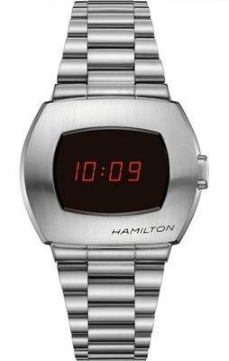 Hamilton American Classic PSR Model H524140 QUARTZ Digital Watch 38.6mm
