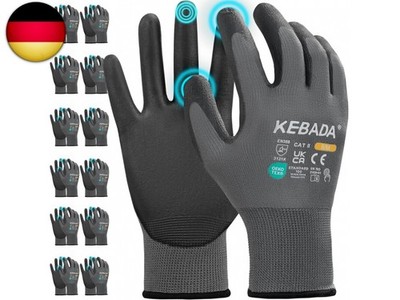 Kebada Arbeits Handschuhe für Männer und Frauen, PU-beschichtete T