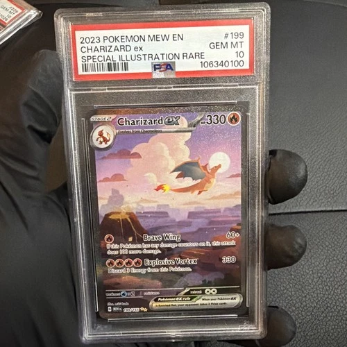 Charizard ex 199/165 #199 Sv: Scarlet & Violet 151 PSA 10 Holo Pokemon 2023