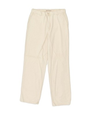 J. Crew Damen gerade Chino Hose US 10 Large W32 L31 beige Baumwolle AB95