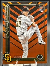 2025 Topps Update Series Kyle Hart Holiday Orange Black #US301 (RC) Padres