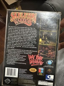 Skeleton Warriors (Sega Saturn, 1996)  Case Disc Manual and Registration Card